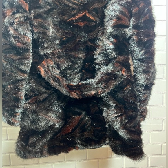 CHRISTOS A. MITSAKOS Brown Teddy Jacket with Plush Material and Vintage/size S - Picture 10 of 14